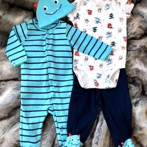4-pc Carter's Baby pajama/lounge sz 6mos :)